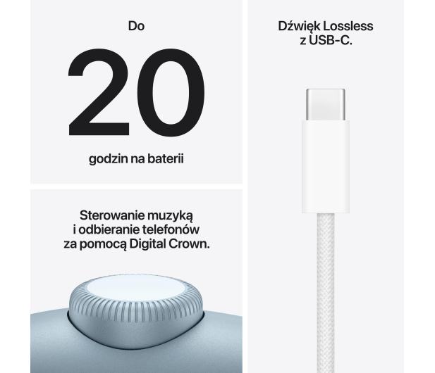 APPLE AirPods Max 2 niebieski - 1510885 - zdjęcie 7